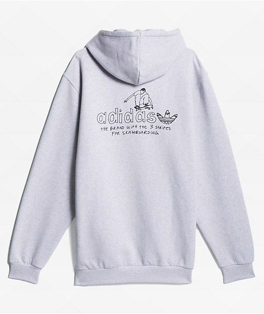 adidas x Henry Jones Grey Hoodie | Zumiez
