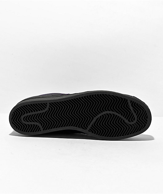 adidas x Kader Sylla Pro Model ADV Black u0026 Purple Skate Shoes | Zumiez
