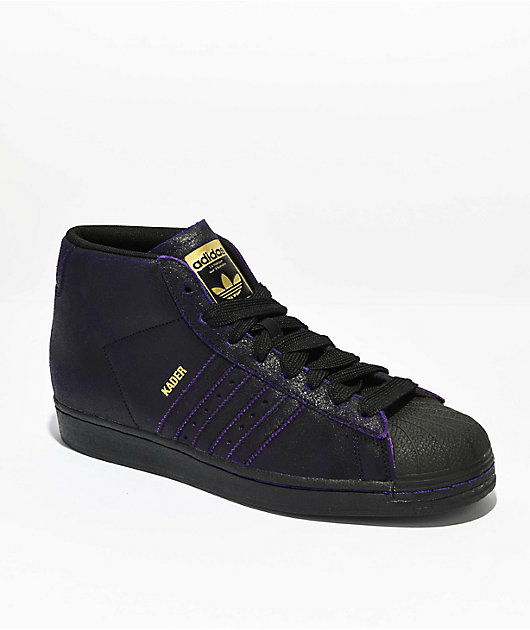 adidas x Kader Pro Model ADV Black & Purple Skate