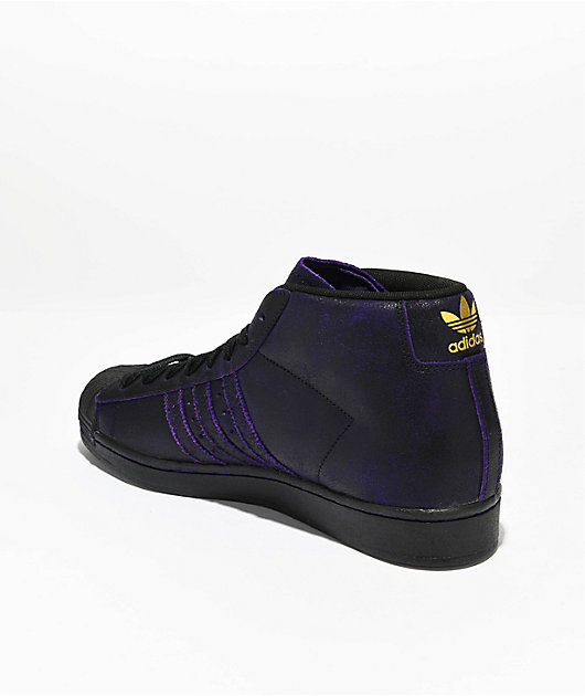 Purple adidas high tops best sale