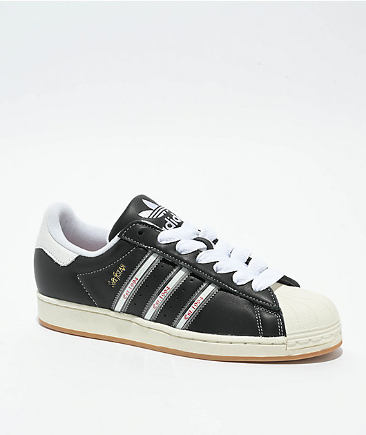 adidas x Korn Superstar Black & Translucent Shoes | Zumiez