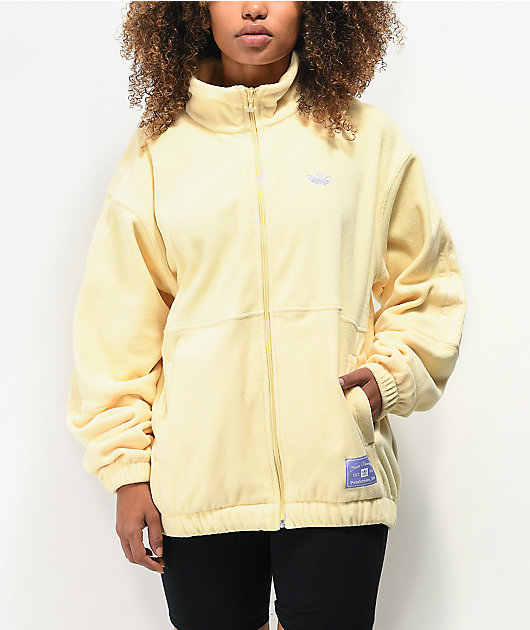 adidas x Nora Yellow Fleece Jacket | Zumiez