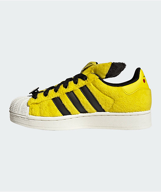 adidas x Pokémon Kids Superstar II Pikachu Yellow Shoes