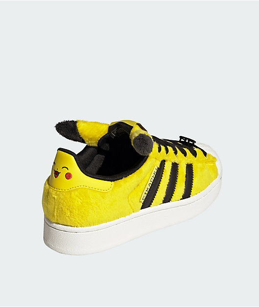 adidas x Pokémon Kids Superstar II Pikachu Yellow Shoes