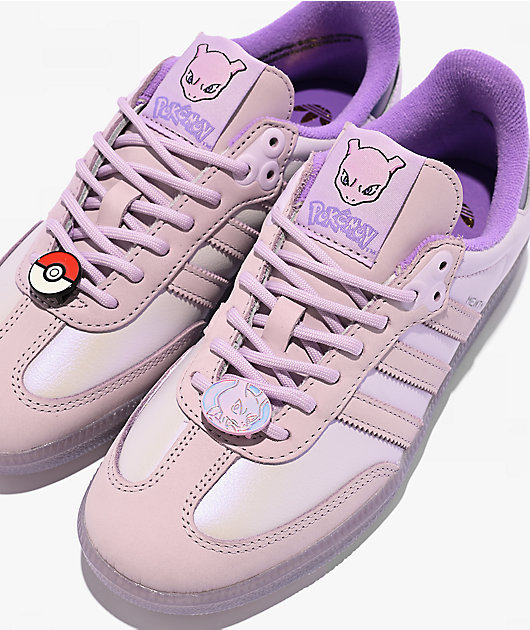 adidas x Pokémon Kids Samba OG Mewtwo Purple Shoes