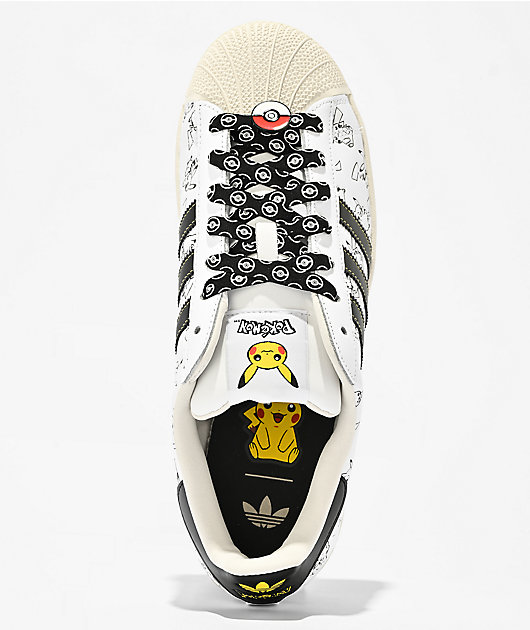 adidas x Pokémon Superstar II Pikachu Black & White Shoes
