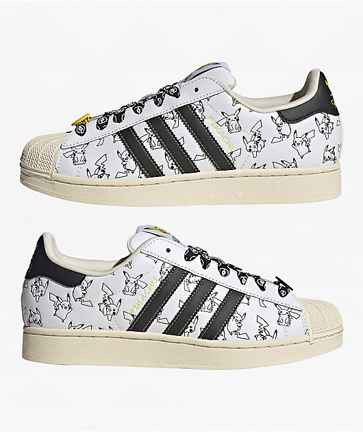 adidas x Pokémon Superstar II Pikachu Black & White Shoes