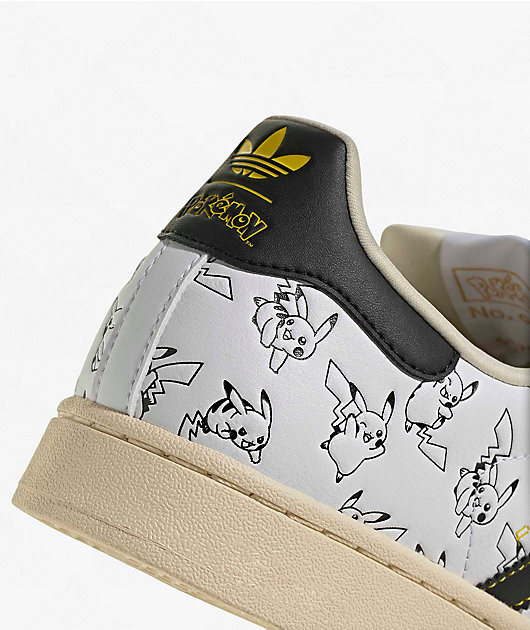 adidas x Pokémon Superstar II Pikachu Black & White Shoes