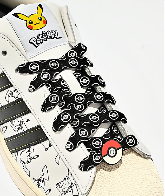 adidas x Pokémon Superstar II Pikachu Black & White Shoes