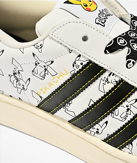 adidas x Pokémon Superstar II Pikachu Black & White Shoes
