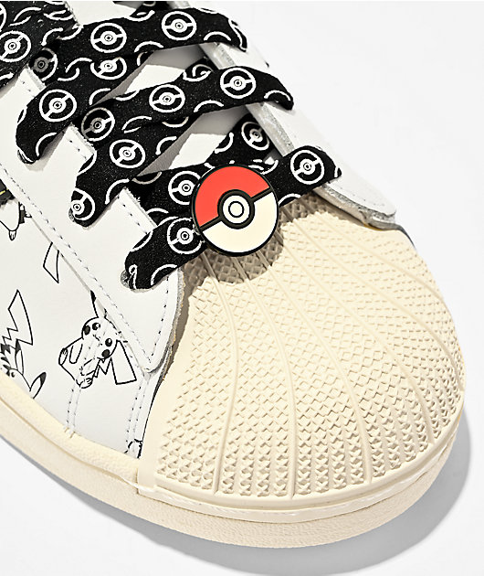 adidas x Pokémon Superstar II Pikachu Black & White Shoes