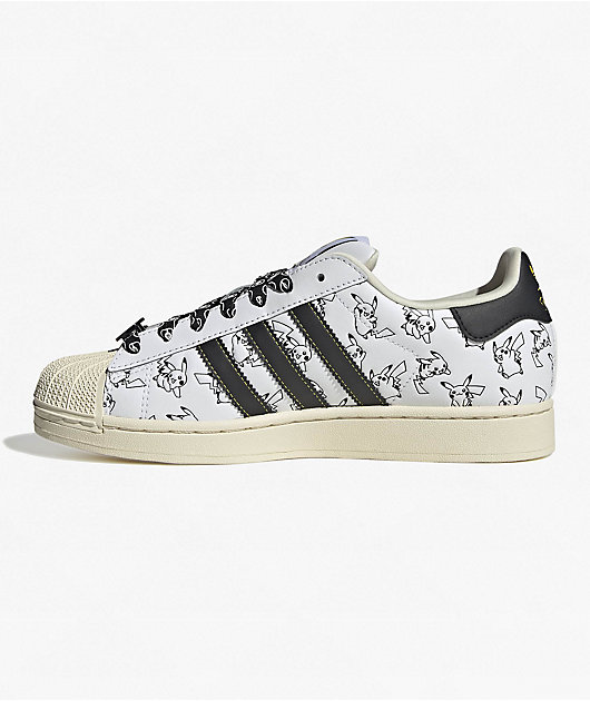 adidas x Pokémon Superstar II Pikachu Black & White Shoes