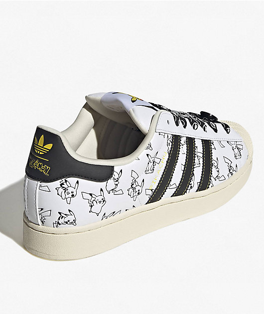 adidas x Pokémon Superstar II Pikachu Black & White Shoes