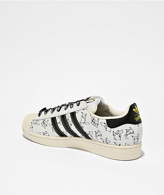 adidas x Pokémon Superstar II Pikachu Black & White Shoes