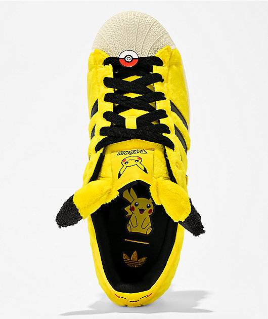 adidas x Pokémon Superstar II Pikachu Yellow Shoes