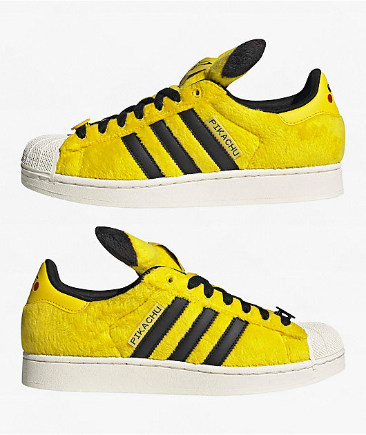 adidas x Pokémon Superstar II Pikachu Yellow Shoes