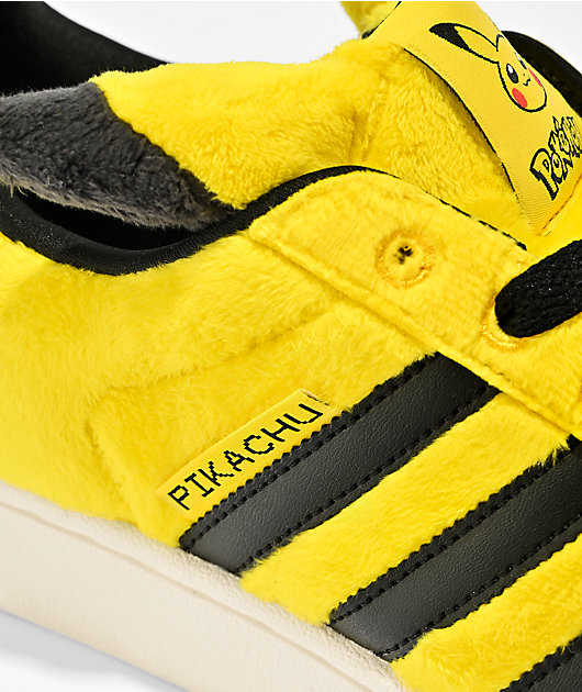 adidas x Pokémon Superstar II Pikachu Yellow Shoes