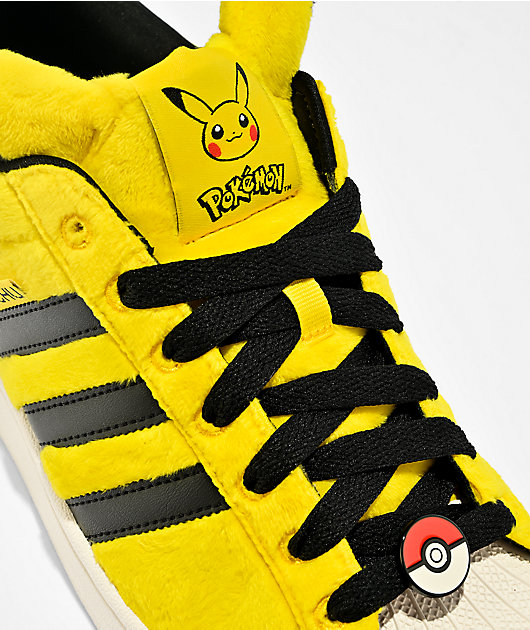 adidas x Pokémon Superstar II Pikachu Yellow Shoes