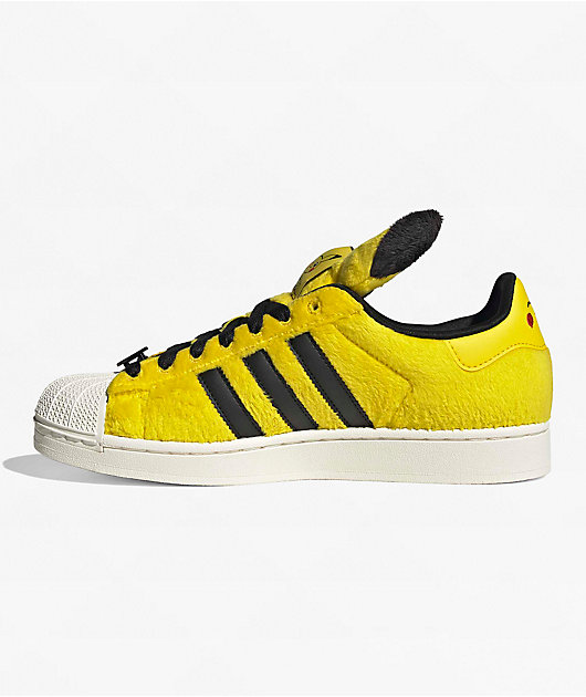 adidas x Pokémon Superstar II Pikachu Yellow Shoes