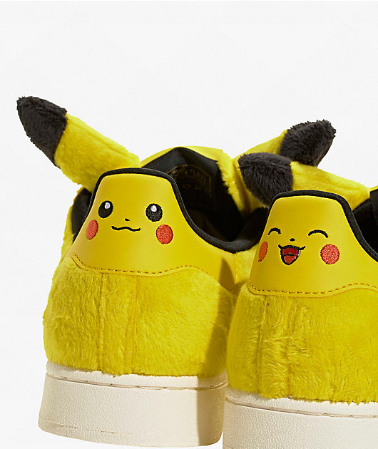adidas x Pokémon Superstar II Pikachu Yellow Shoes