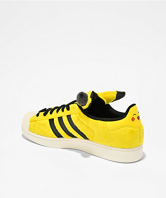 adidas x Pokémon Superstar II Pikachu Yellow Shoes