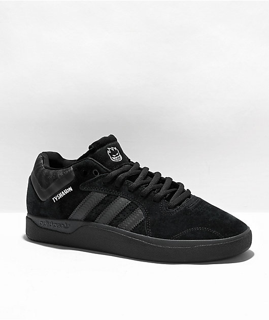 adidas x Spitfire Tyshawn Mid Black & Grey Skate Shoes | Zumiez