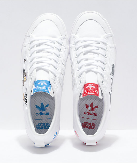 adidas x Star Wars Nizza White & Blue Shoes