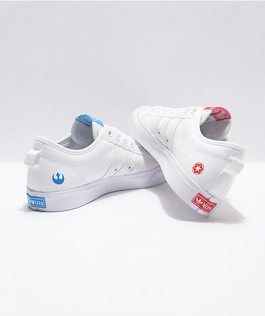 adidas x Star Wars Nizza White & Blue Shoes