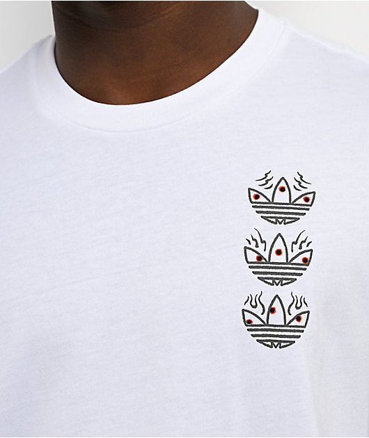adidas x Temple Of Skate Curb White T-Shirt