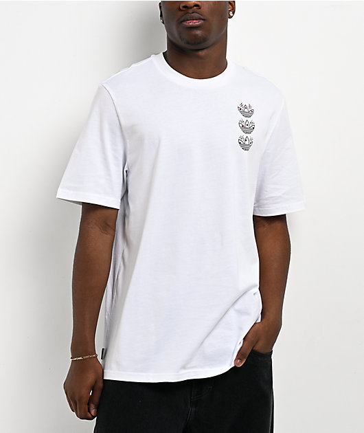 adidas x Temple Of Skate Curb White T-Shirt