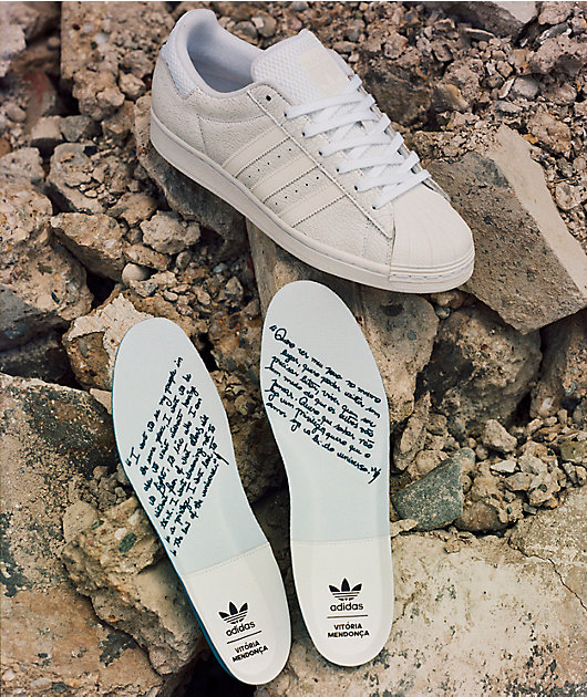 ★ Adidas ★ SUPERSTAR ADV X VITORIA スーパースター ビトリア adidas x Vitória Superstar ADV Cream Skate Shoes | Zumiez