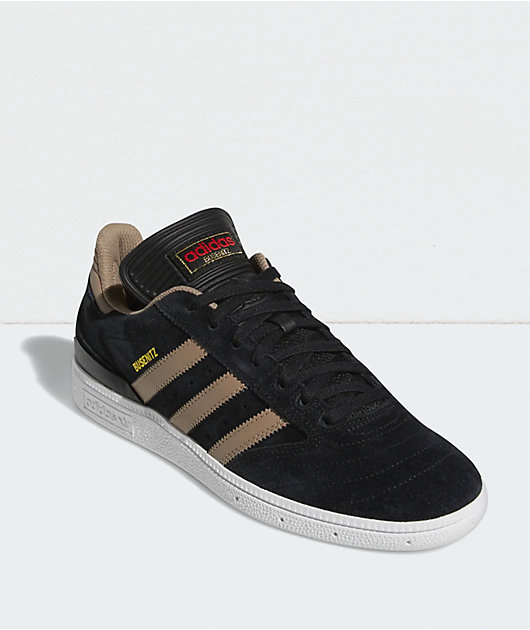 adidias Busenitz Black Brown Shoes Zumiez