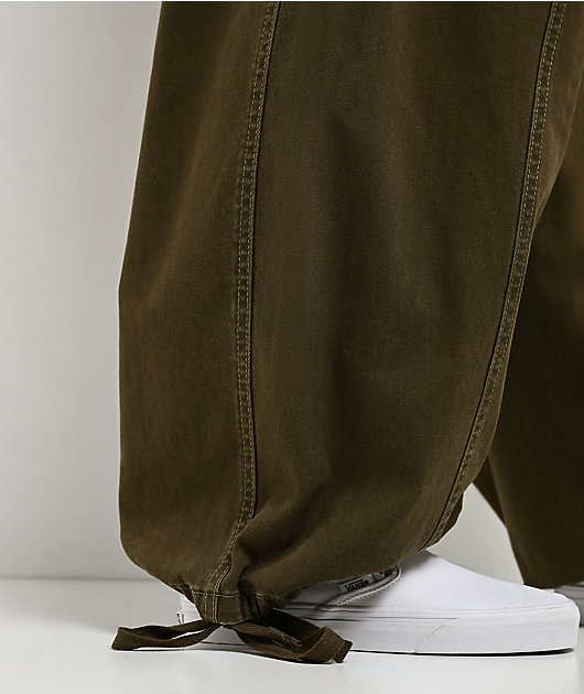 dELiA's Low Rise Olive Oversized Cargo Pants