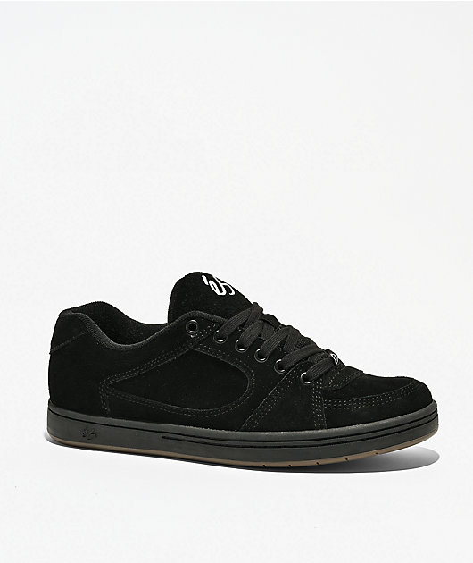 eS Accel Black Skate Shoes