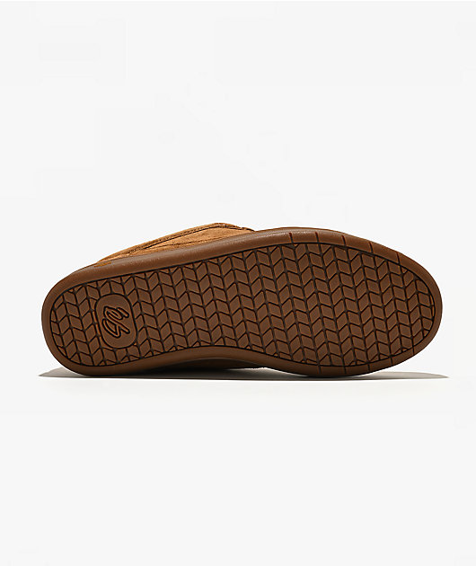 eS Accel Brown & Gum Skate Shoes
