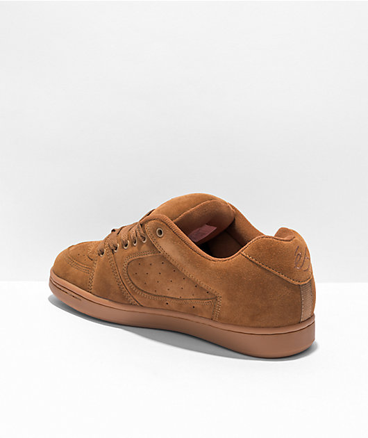 eS Accel OG Brown & Gum Skate Shoes | Zumiez