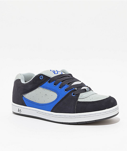 eS Accel OG Navy, Black & Grey Skate Shoes | Zumiez