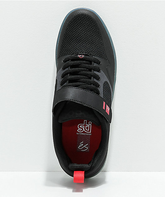 eS Accel Plus Everstitch Black & Blue Shoes