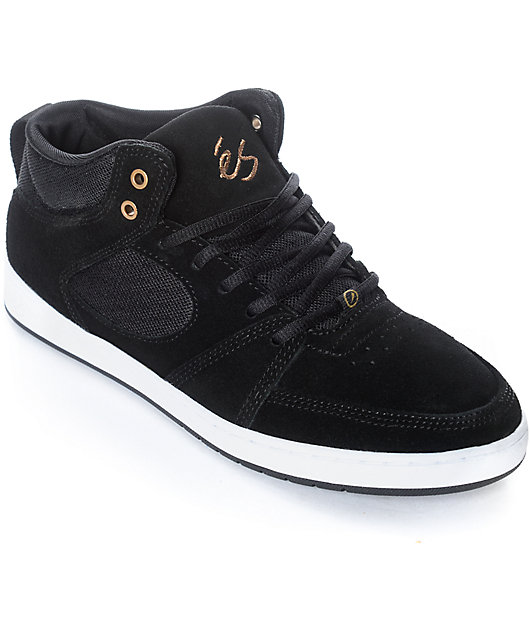 eS Accel Slim Black \u0026 White Mid Skate 