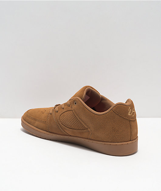 eS Accel Slim Brown & Gum Skate Shoes