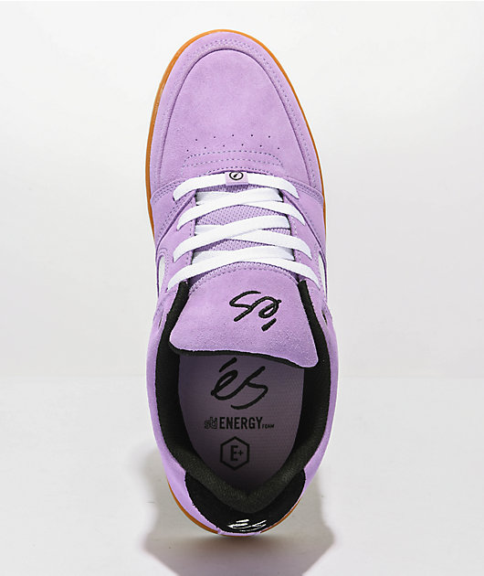 eS Accel Slim Lavender & Gum Skate Shoes | Zumiez