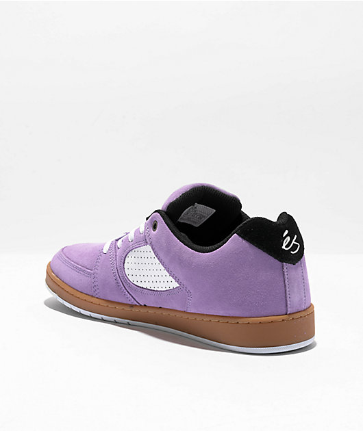 es ACCEL 【レディースサイズ24】 eS Accel Slim Lavender & Gum Skate Shoes | Zumiez