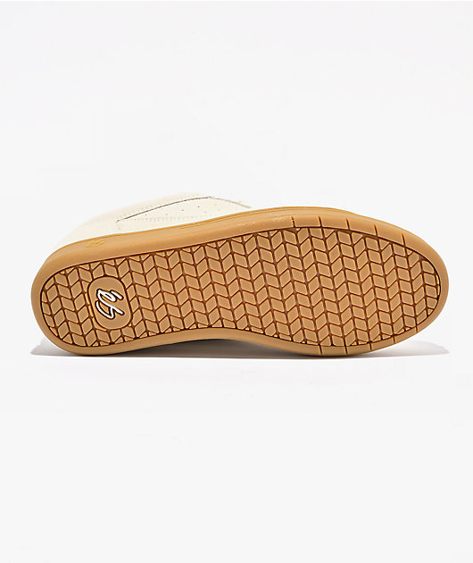 eS Accel White & Gum Skate Shoes