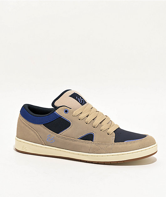 eS Sophisto Tan & Navy Skate Shoes | Zumiez