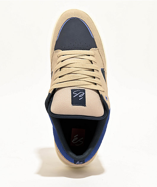eS Sophisto Tan & Navy Skate Shoes | Zumiez