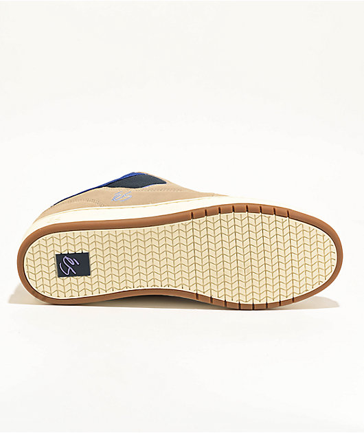 eS Sophisto Tan & Navy Skate Shoes | Zumiez