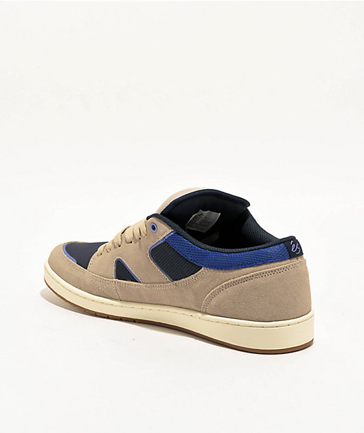 eS Sophisto Tan & Navy Skate Shoes | Zumiez