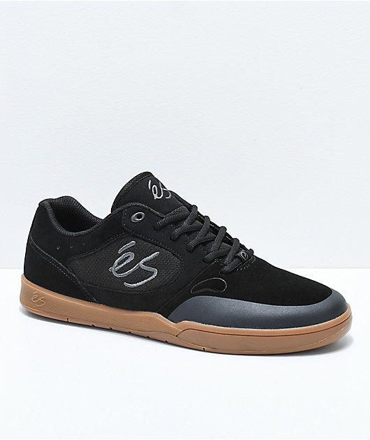eS Swift 1.5 Black \u0026 Gum Skate Shoes 