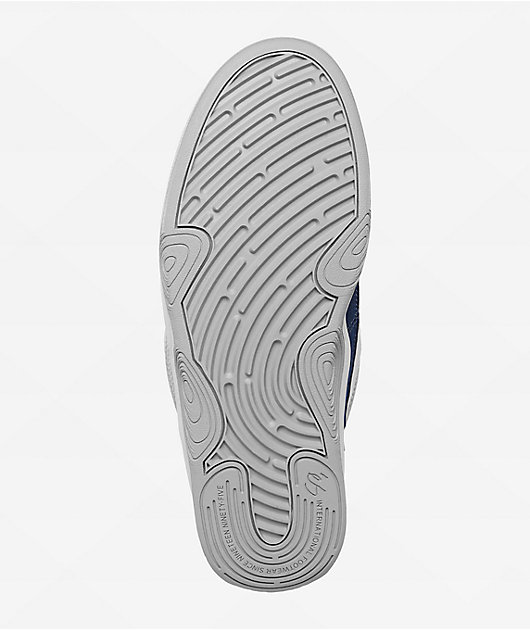 eS Two Nine 8 White & Navy Skate Shoes | Zumiez