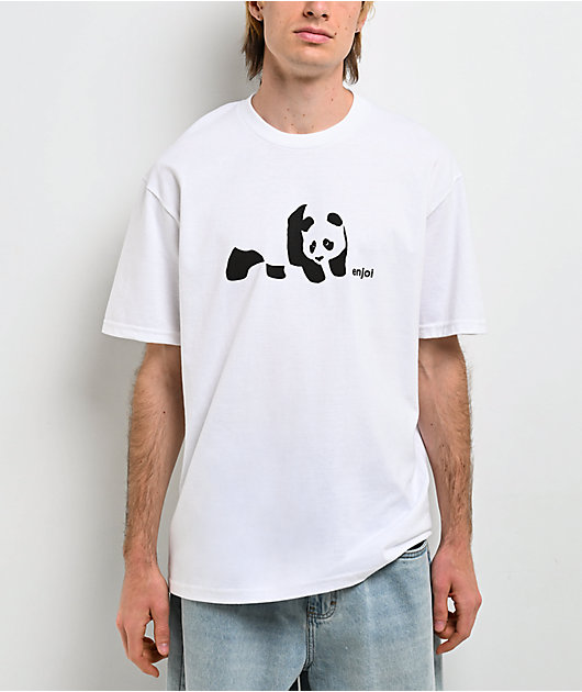 enjoi Whitey Panda White T-Shirt